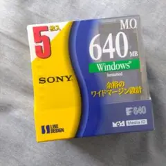 ［媒体］SONY MOディスク 640MB 5枚入 EDM-640CDF