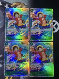 ザベスト2 モンキー・D・ルフィ SR4枚セット PRB02-005