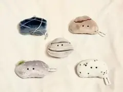 ガチャ　石ぬい　5種セット