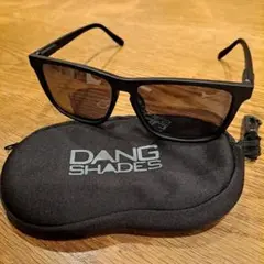 DANG SHADES ブラックサングラス ケース付き