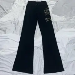 ed hardy フレアスウェットパンツ　タグ付　ロック　ギャル　y2k 平成