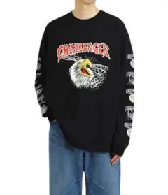 CHALLENGER L/S EAGLE HEAD TEE