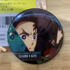 冨岡義勇 竈門炭治郎 ものがたる背中 コレクション缶バッジA 鬼滅の刃 無限城編