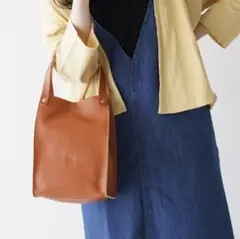 IL BISONTE イル ビゾンテ 角底 レザートート