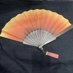 グラデーションオレンジ 扇子