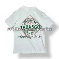 90s Hanes【USA製】TABASCO PEPPER SAUCE Tシャツ