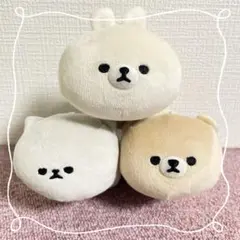 MOFMOFRIENDS ボールチェーン付きスカーフぬいぐるみ 3点セット