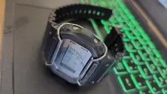 送料込・G-SHOCK 5600ミラーフェイスモデル中古品
