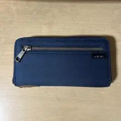ネイビー キャンバス 長財布