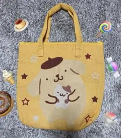 ポムポムプリン　ビッグトートバッグ　マザーズバッグ