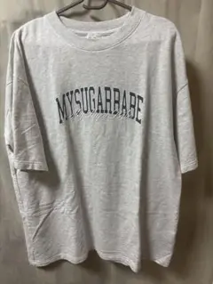 MYSUGARRABE グレー Tシャツ MSBロゴ