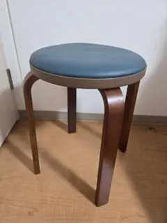 ネイビー 円形スツール 330mm
