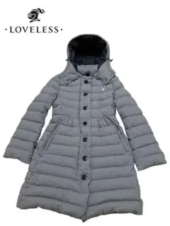 ☆美品☆LOVELESS ホワイトグース ダウンコート ブラック サイズ36