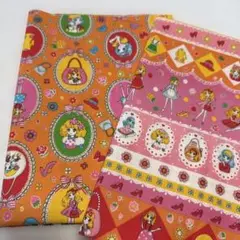 ①おとめちっくパーティー　オレンジ　2種　ミラー　ボーダー