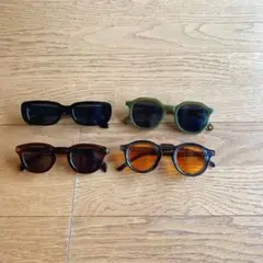 おしゃれサングラス4点セット