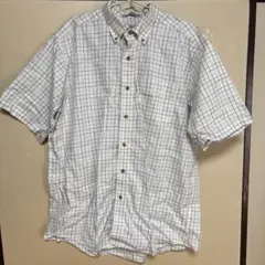 L.L.Bean 半袖シャツ L-REG チェック柄