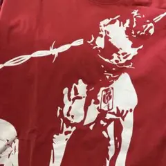 Ruff Ryders グラフィックTシャツ 赤　DOG プリント　M