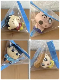 プチっとすわりマス2　クレヨンしんちゃん　ミニフィギュア　全４種