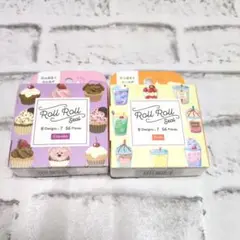 ロールシール スイーツ 飲み物 デザイン セット 新品未使用 カミオジャパン