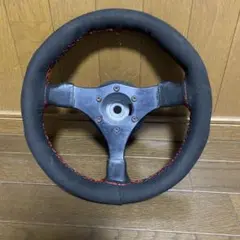 希少 30パイ レザー ステアリング 中古品 - メルカリ