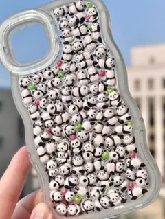 パンダビーズクリアiPhoneケース 11pro max
