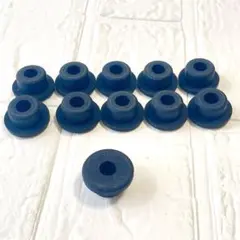 11個入り T型ゴムグロメット マウント 直径19mm 内径9mm 黒