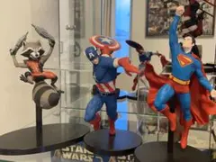 スーパーマン　MARVEL フィギュア　3点セット