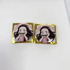 鬼滅の刃 全集中展〜無限列車編・遊郭編〜 缶バッジ 竈門禰豆子 2個セット