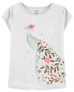新品 Carter's カーターズ Tシャツ サイズ8 (130 M ) 孔雀