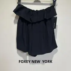 FOXEY NEW YORKのキュロットスカート　ブラック　サイズ38