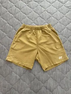 ヨネックス　ハーフパンツ　キャメルゴールド　サイズM