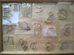 金属製チャームセット いろいろなデザイン