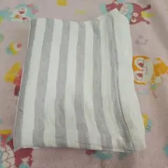 匿名配送 ニトリ ガーゼバスタオル 綿100％ グレー 幅50×高さ90cm