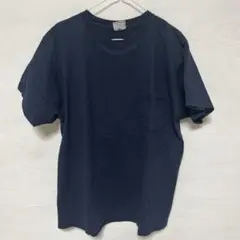 【美品】グッドウェア goodwear XL ネイビー Tシャツ　ポケットUSA