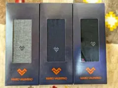 MARIO VALENTINO メンズソックス 3点セット