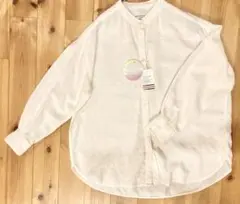 BAYFLOW リネン シャツ　バンドカラーシャツ 美品タグ付き