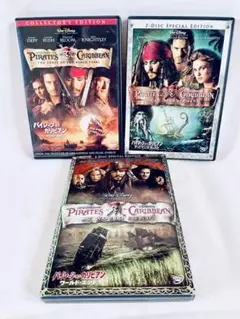 ★特典ポストカード4枚付き美品！DVD6枚組パイレーツオブカリビアン3部作