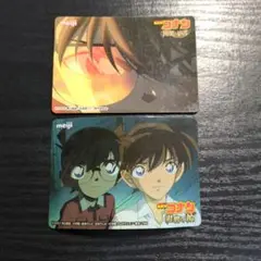 Meiji 名探偵コナン ミステリークイズカード 2枚セット