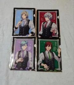 ココス　うたプリ　コラボ第1弾　クリアファイル　全４種コンプリート　タブナイ
