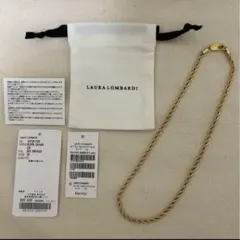 ✳︎美品＊LAURA LOMBARDI ロープチェーンネックレス