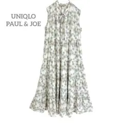 ユニクロ PAUL & JOE ティアードワンピース ノースリーブ Mサイズ