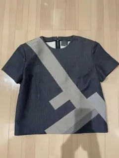 未使用 FENDI フェンディ Fビックロゴ デニム シャツ