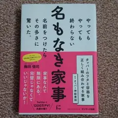 やってもやっても終わらない名もなき家事に名前をつけたらその多さに驚いた。