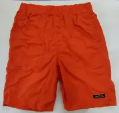 未使用　速乾ハーフパンツ　ショートパンツ　キッズ160　オレンジ