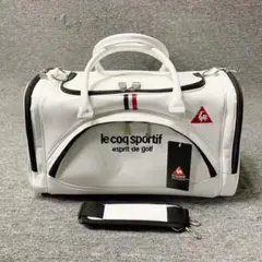 新品 ルコックゴルフシューズ収納ポケット付きボストンバッグ