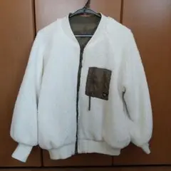 160cm女の子リバーシブルジャンパー