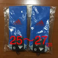 新品未使用 アディダスサッカーソックス ブルー2足