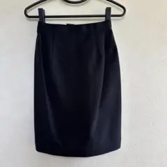 ▽LR　スカート　S　タイト　黒　シンプル　会社　制服　オフィス　スーツスカート