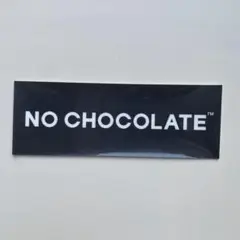 NO CHOCOLATE ステッカー NO COFFEE