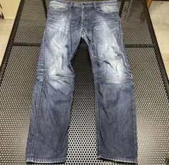 未使用✨　DIESEL ディーゼル　デニムパンツ　ヴィンテージ加工　34×32 DIESEL（ディーゼル）の「FW22 レディース デニム ワイドフレア